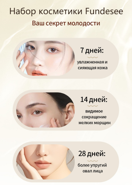 Подарочный набор косметики из 6 предметов Fundesee WHIEDA — изображение 8